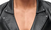 Schwarzes lässiges Herren-Shirt im Mattlook mit nietenbesetztem Reverskragen von NEK – Ansicht 6