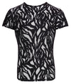 Schwarzes betonendes Herren-Shirt in lebhafter Ausbrenner-Optik von Svenjoyment – Ansicht 6