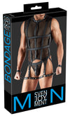 Schwarzes verführerisches Bondage Set mit Netzdesign von Svenjoyment