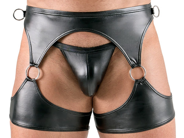 Schwarzes aufregendes Bondage Set im fesselnden Mattlook von Svenjoyment – Ansicht 7