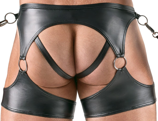 Schwarzes aufregendes Bondage Set im fesselnden Mattlook von Svenjoyment – Ansicht 8