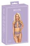 Lavendelfarbenes verführerisches Dessous Set aus zarter Spitze von kissable