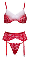 Rotes verführerisches Festtags Set mit zarter Spitze von Cottelli LINGERIE – Ansicht 6