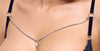 Schwarzes Longline-Hebe-Set mit Strapsgürtel, String ouvert, Samt und Ringen von Cottelli – Ansicht 6
