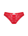Rote Panties Chilisa aus zarter Blütenspitze von Obsessive – Ansicht 4