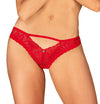 Rote Panties Chilisa aus zarter Blütenspitze von Obsessive