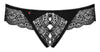 Schwarzer Riostring Miamor aus Spitze mit breitem Spitzenbund (offen) von Obsessive – Ansicht 6