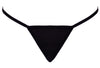Schwarzer verführerischer String mit funkelnden Strass Akzenten von Cottelli LINGERIE – Ansicht 6