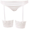 Sexy Schuluniform-Kostüm mit Knotenbluse, Faltenrock und Rüschenslip von Cottelli – Ansicht 5