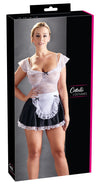 Weißes Kellnerinnen-Kostüm als Servierkleid aus Spitze von Cottelli