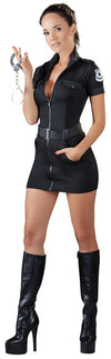 Sexy Polizeikleid mit Police-Emblem und Gürtel von Cottelli – Ansicht 5
