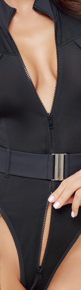 Sexy Polizei-Straps-Body im Special-Police-Style mit Emblem von Cottelli – Ansicht 6