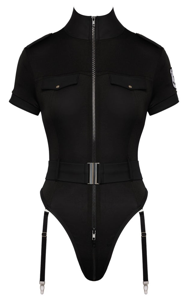 Sexy Polizei-Straps-Body im Special-Police-Style mit Emblem von Cottelli – Ansicht 7