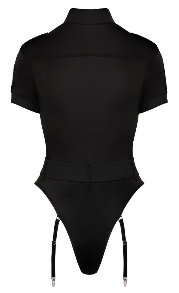 Sexy Polizei-Straps-Body im Special-Police-Style mit Emblem von Cottelli – Ansicht 8