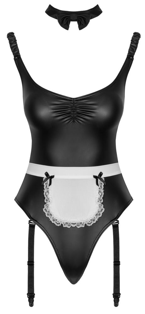 Schwarzes verführerisches Dienstmädchen Set für sündige Spiele von Cottelli COSTUMES – Ansicht 5