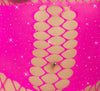 Pinkfarbener Langarm-Catsuit ouvert aus Netzmaschen mit Mieder-Optik und Strass von Fantasy by Cottelli – Ansicht 5