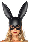 Schwarze geheimnisvolle Hasenmaske im verlockenden Maskerade Look von Leg Avenue