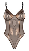 Bronzefarbener Body ouvert Soranna im knappen Rio-Style mit Glow-Look von Obsessive – Ansicht 6