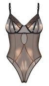 Bronzefarbener Body ouvert Soranna im knappen Rio-Style mit Glow-Look von Obsessive – Ansicht 7