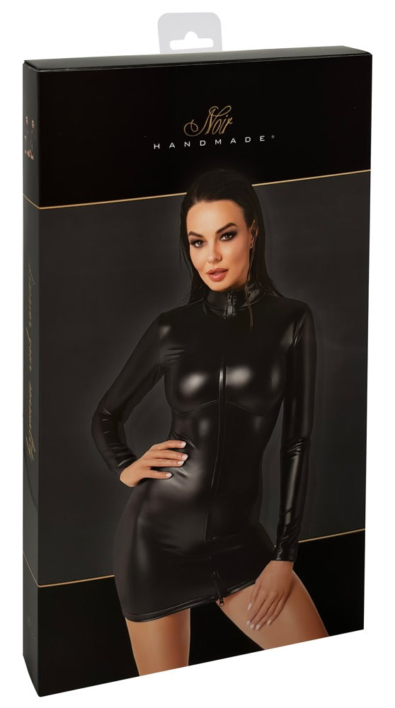 Figurbetontes Minikleid mit elegantem 2-Wege-Reißverschluss von Noir Handmade – Ansicht 7