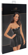 Wetlook Minikleid mit Reißverschluss und Neckholder von Noir Handmade – Ansicht 6