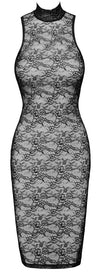 Schwarzes verführerisches Spitzenkleid mit atemberaubendem Rückenausschnitt von Cottelli LINGERIE – Ansicht 7