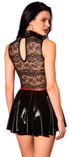 Schwarzes atemberaubendes Minikleid in eleganter Corsagen Optik von Cottelli PARTY – Ansicht 5
