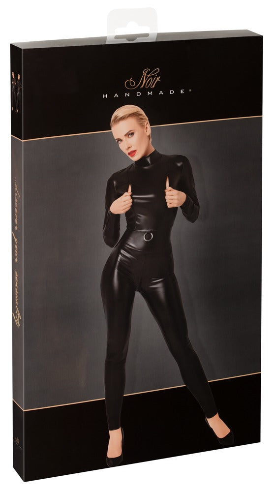 Powerwetlook Catsuit mit rückseitigem Reißverschluss von Noir Handmade – Ansicht 8