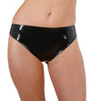 Schwarzer Slip aus flach getauchtem Latex von Late X – Ansicht 2