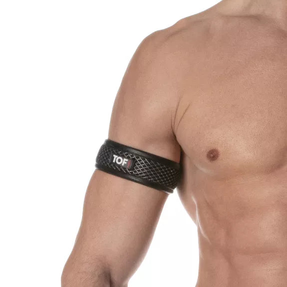 3D Armband - Atmungsaktiv & Verstellbar für Perfekten Sitz, Schwarz-Grau | TOF Paris