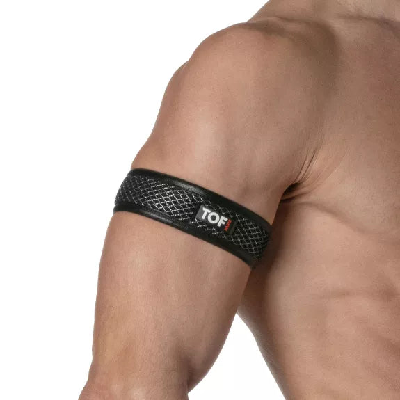 3D Armband - Atmungsaktiv & Verstellbar für Perfekten Sitz, Schwarz-Grau | TOF Paris