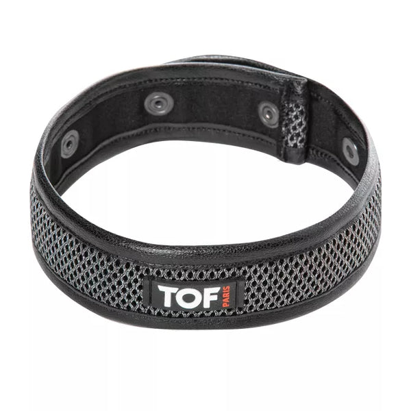 Armband 3D Mesh Silber - Atmungsaktiv & Verstellbar, Sportlich | TOF Paris