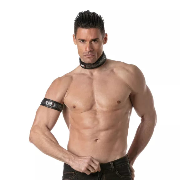 Armband 3D Mesh Silber - Atmungsaktiv & Verstellbar, Sportlich | TOF Paris