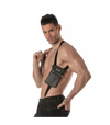 Schwarzes 3D Elastic Pocket-Harness von TOF Paris – Ansicht 3