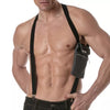 Herren Harness mit 3D Mesh & verstellbarer Tasche - Grau | TOF Paris