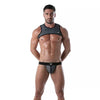 Jockstrap mit 3D Mesh & Druckknöpfen - Komfort & Style Grau | TOF Paris