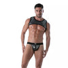 Herren Harness mit 3D Mesh & Reißverschlusstaschen - silber | TOF Paris