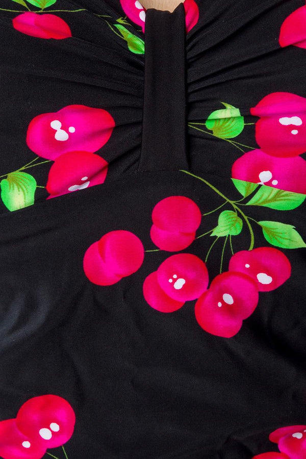 Sexy Vintage-Badeanzug mit Kirschmuster | Belsira SALE