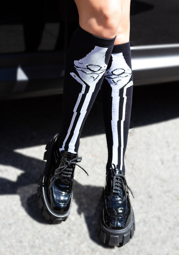 Kniestrümpfe Skelett | Leg Avenue