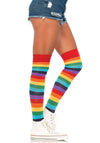 Regenbogen Overknee Strümpfe - Bunte Kniestrümpfe | Leg Avenue