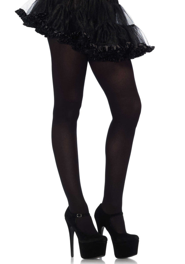 Elastische Netzstrumpfhose in Schwarz - Sexy Nylon Strümpfe Damen | Leg Avenue