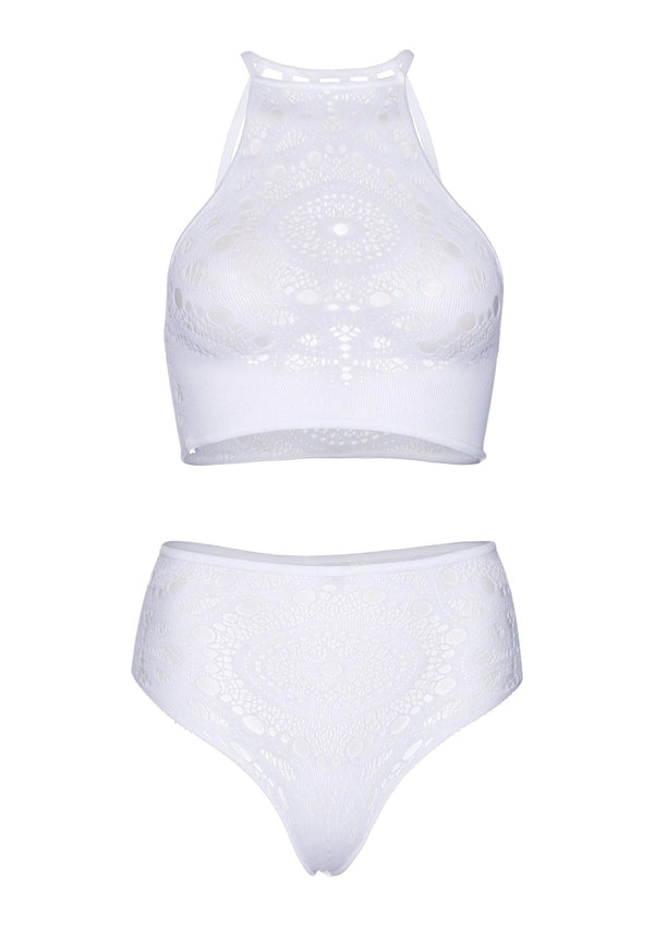Goldenes schimmerndes Goddess Kostüm für himmlische Nächte von Leg Avenue – Ansicht 5