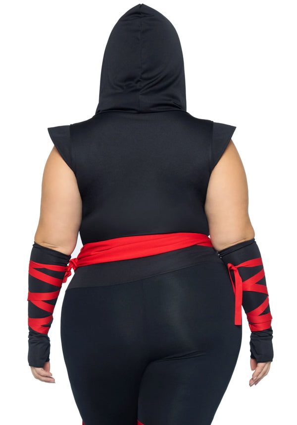 Kostüm - Schwarzer Ninja - Queen Size | Leg Avenue