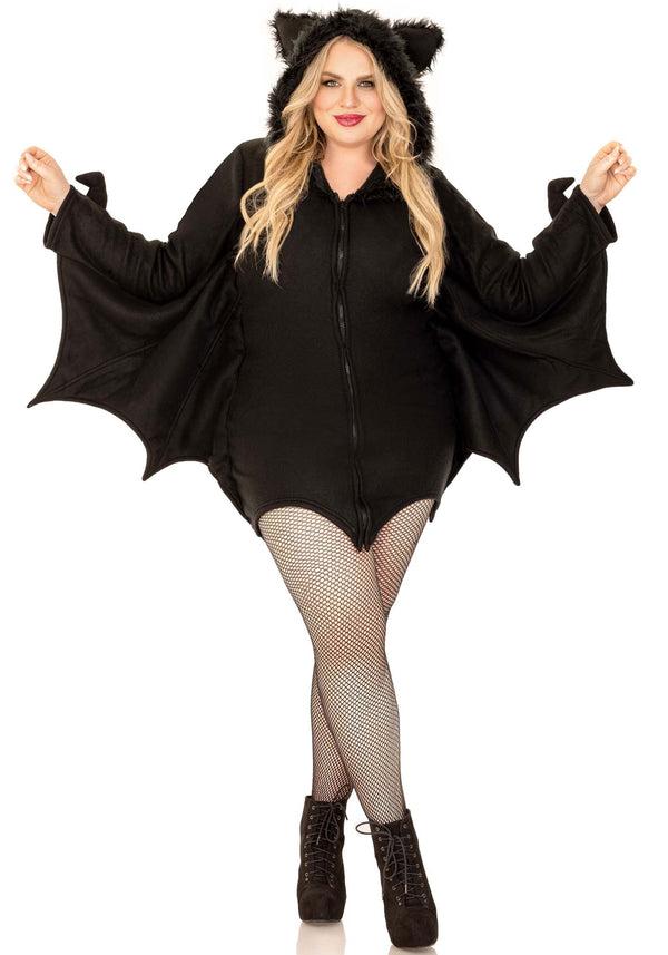 Kostüm - Gemütliches Fledermaus-Kostüm - Queen Size | Leg Avenue