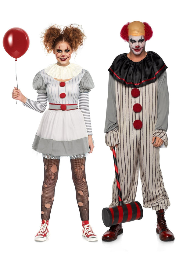 Kostüm - Verrückter Clown von Leg Avenue – Ansicht 4