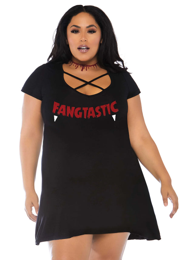 Fangtastic Kleid schwarz - Queen Size | Leg Avenue