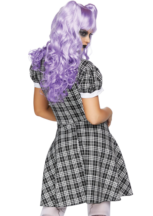 Kostüm - Kariertes Babydoll-Kleid | Leg Avenue