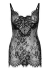 Schwarzes exquisites rückenfreies Minikleid mit edlem Strassbesatz von Leg Avenue – Ansicht 5