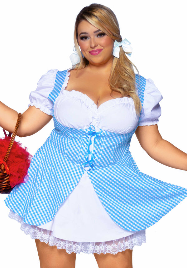 Kostüm - Gingham Dirndl - Queen Size | Leg Avenue