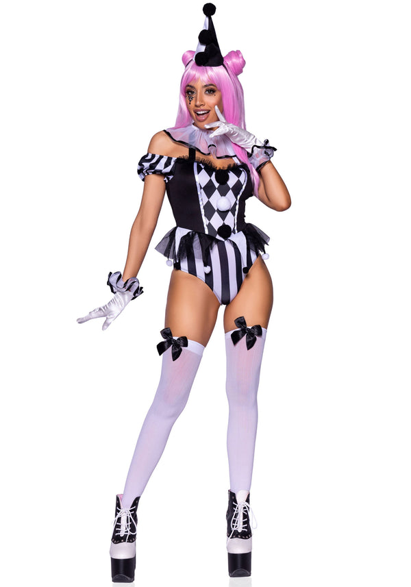 Kostüm - Französischer Clown Bodysuit | Leg Avenue